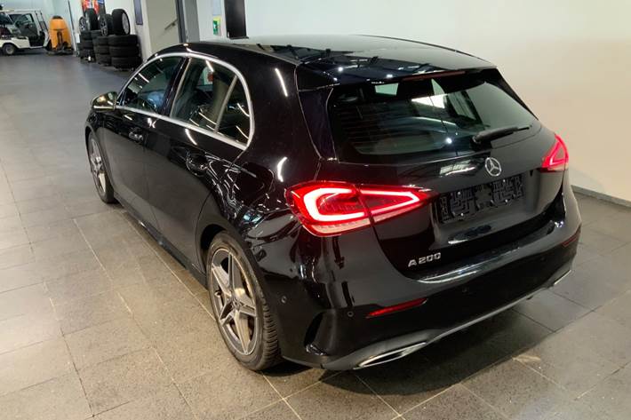 Sort Mercedes A200 fra 2019