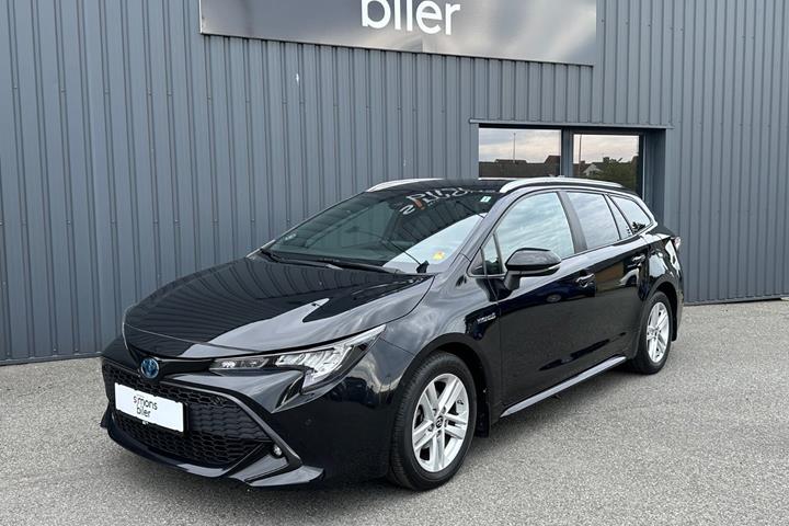 Sort Toyota Corolla fra 2020 set udefra