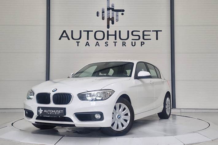 Hvid BMW 118d fra 2015