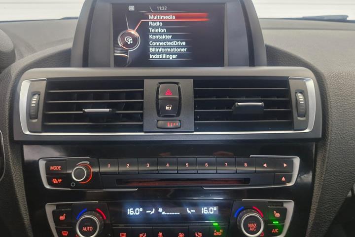 Hvid BMW 118d fra 2015