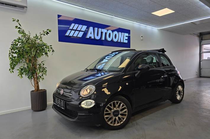 Sort Fiat 500C fra 2015