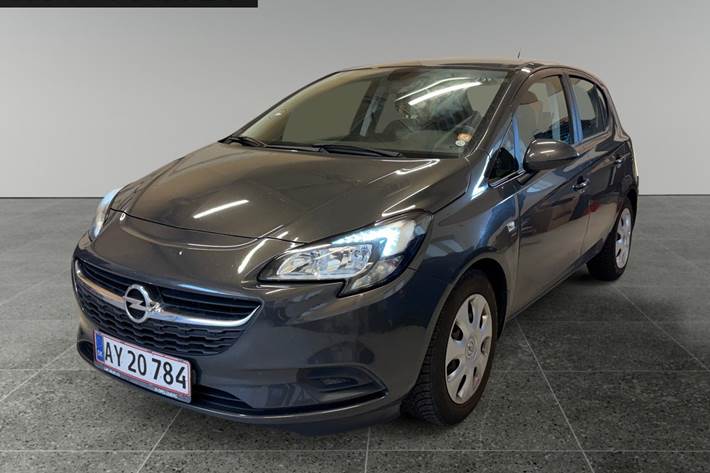 Grå Opel Corsa fra 2015