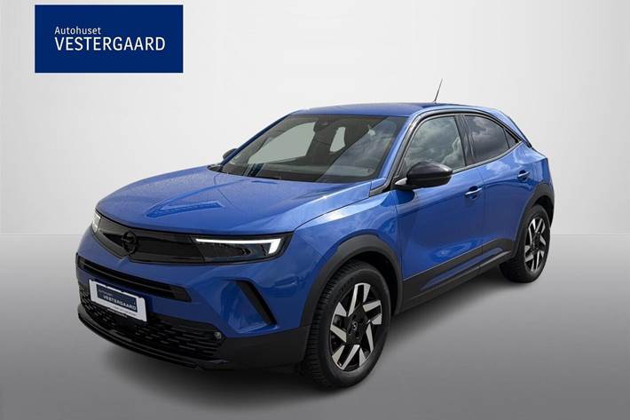 Blå Opel Mokka-e fra 2022