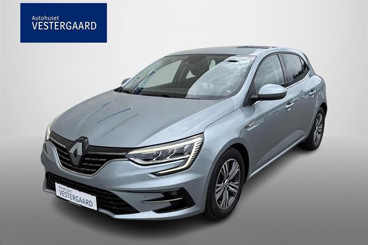 Grå Renault Megane IV fra 2021 set udefra