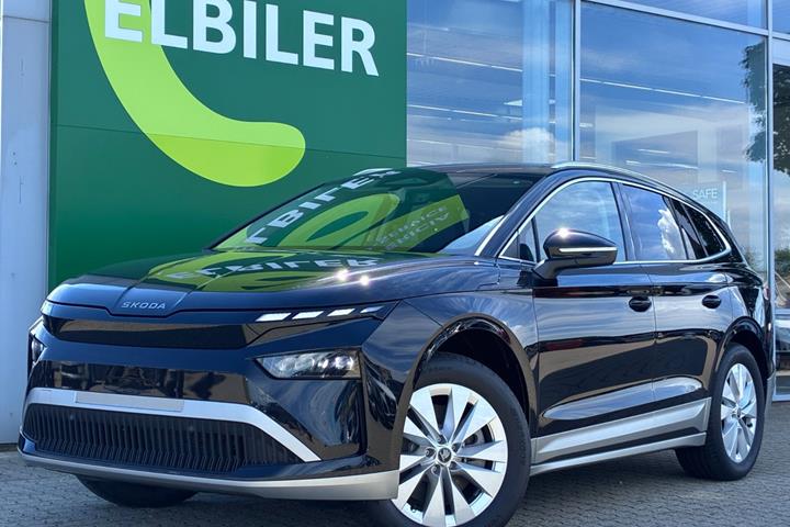 Sort Skoda Enyaq fra 2027 set udefra