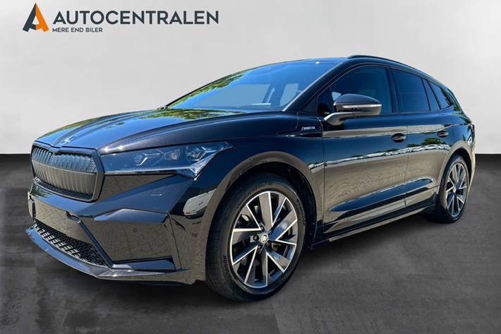 Sort Skoda Enyaq fra 2025
