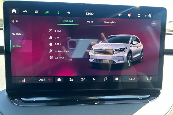 Sort Skoda Enyaq fra 2025