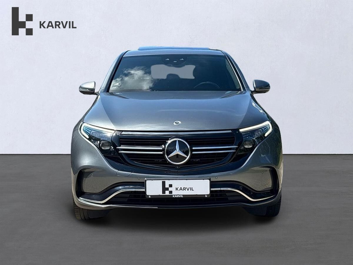 Grå Mercedes EQC400 fra 2021
