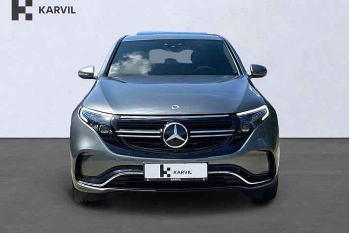 Grå Mercedes EQC400 fra 2021