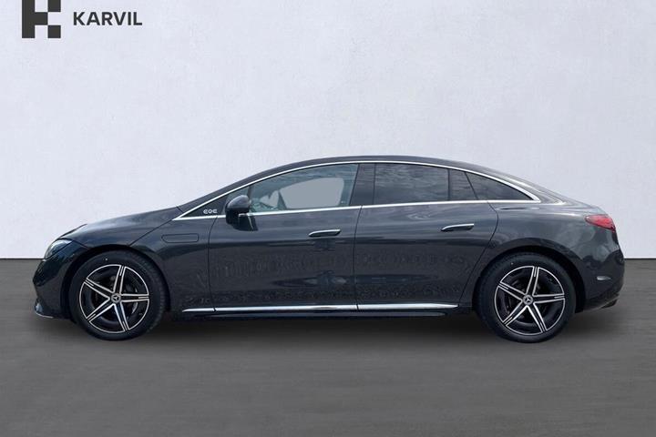 Grå Mercedes EQE350 fra 2024