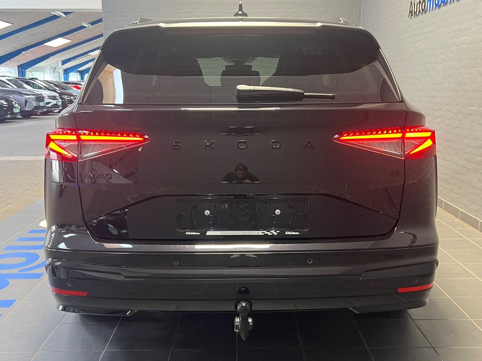 Sort Skoda Enyaq fra 2025