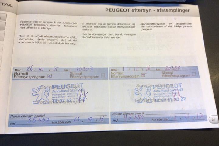 Brun Peugeot 2008 fra 2015