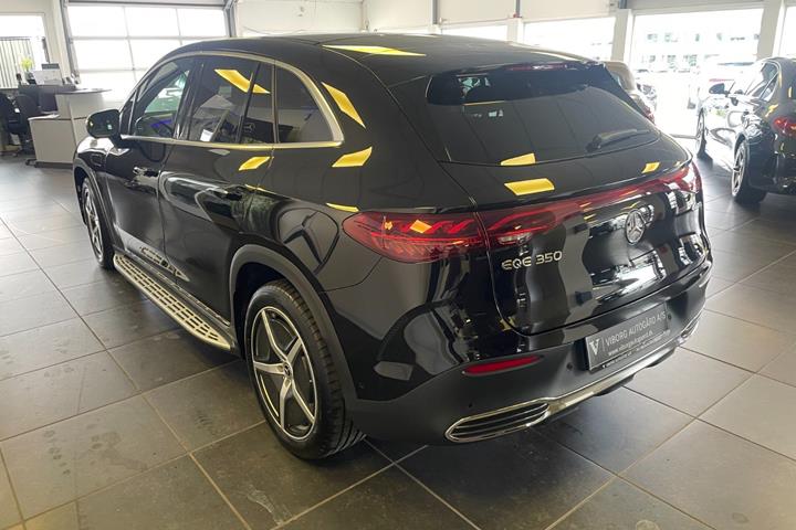 Sort Mercedes EQE350 SUV fra 2025