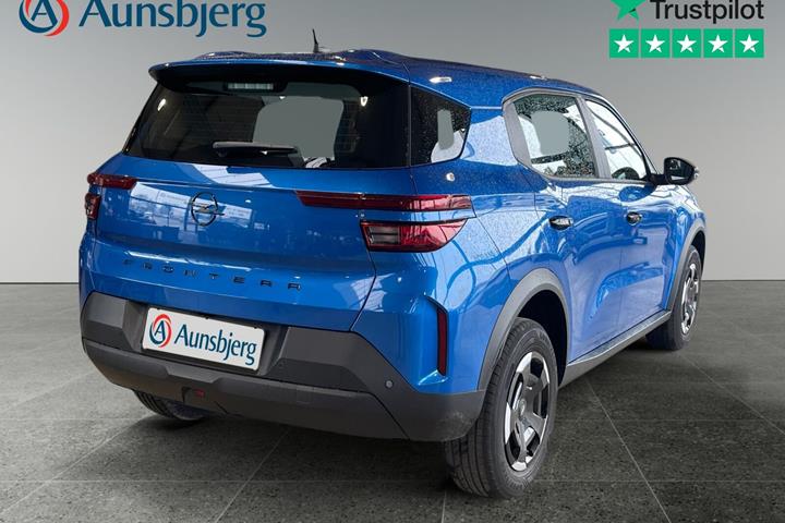 Blå Opel Frontera fra 2025