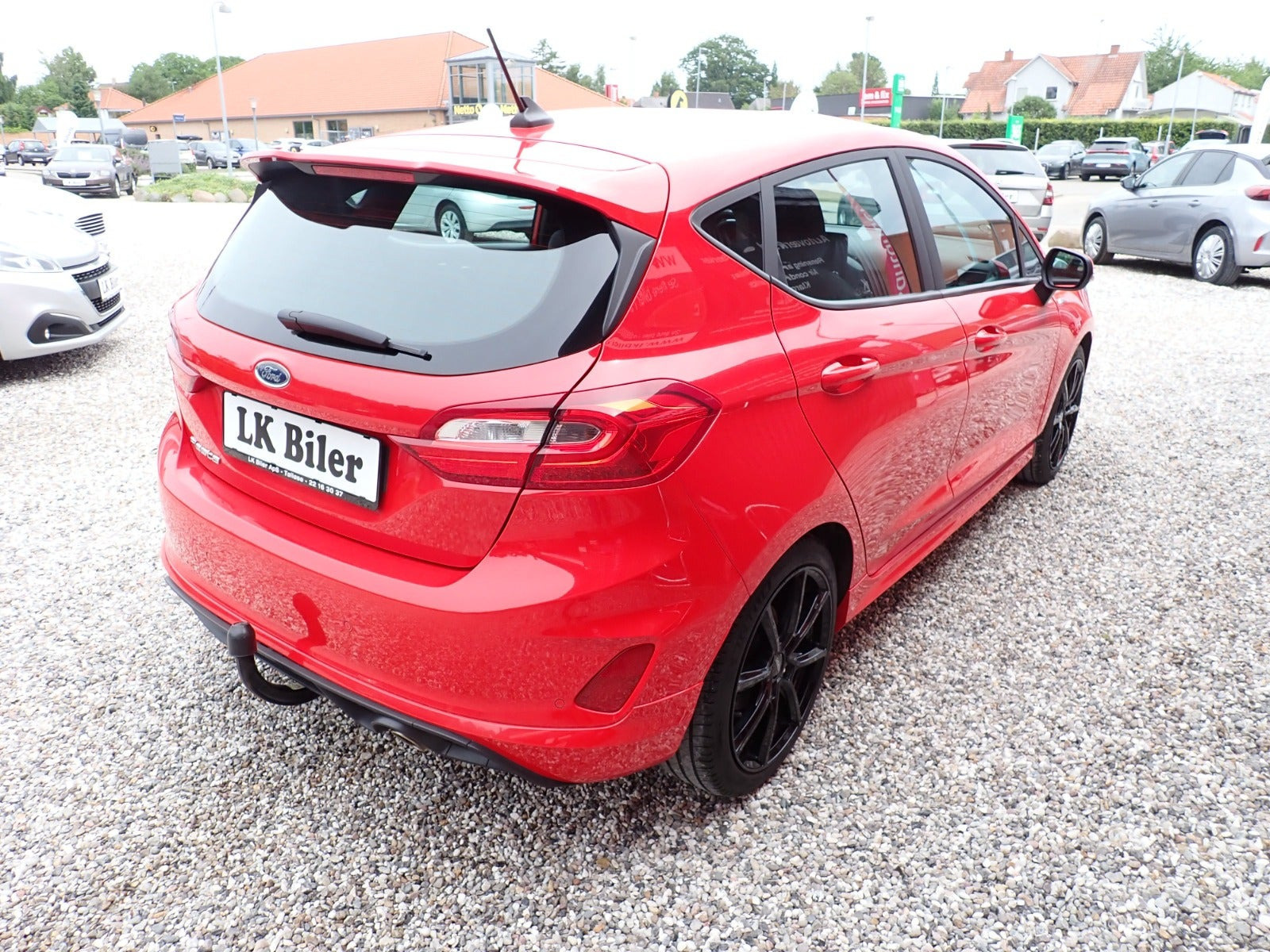 Rød Ford Fiesta fra 2020
