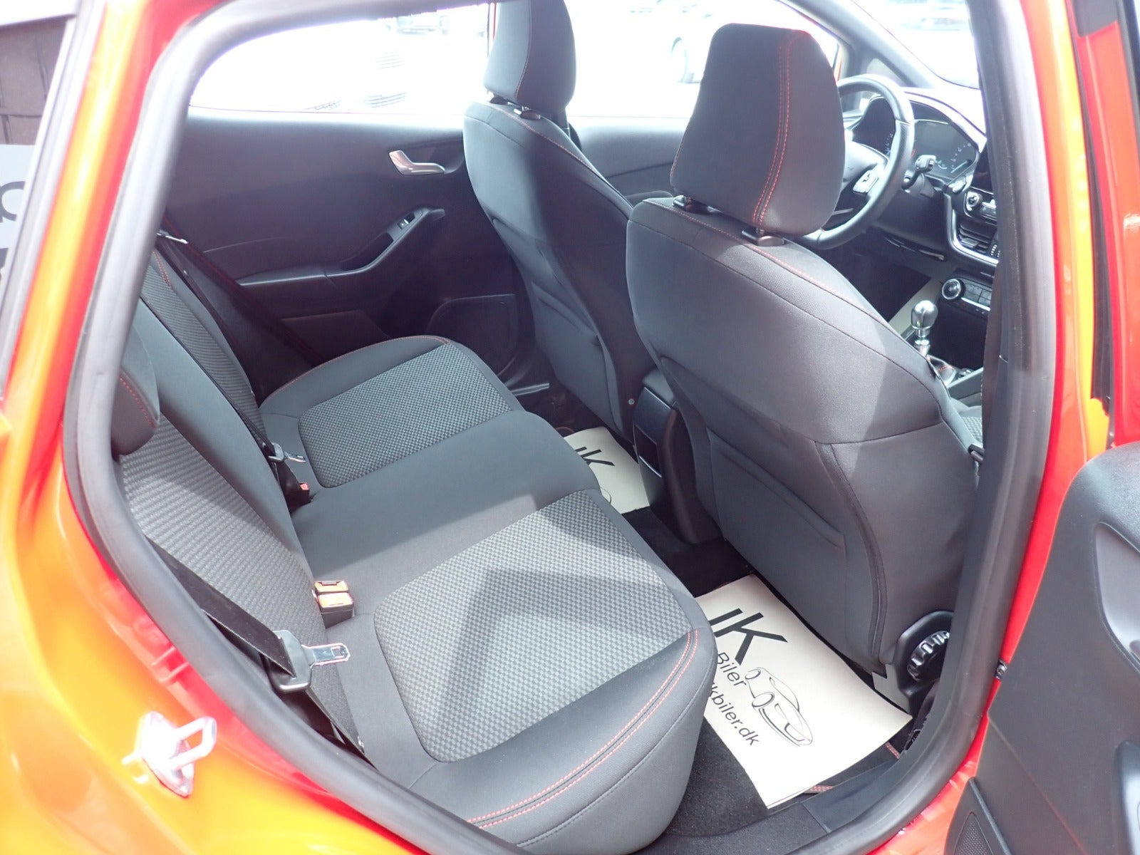 Rød Ford Fiesta fra 2020
