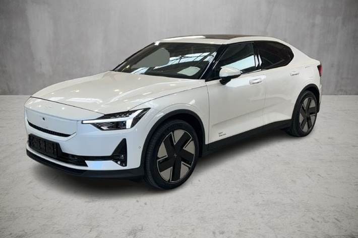 Hvid Polestar 2 fra 2025