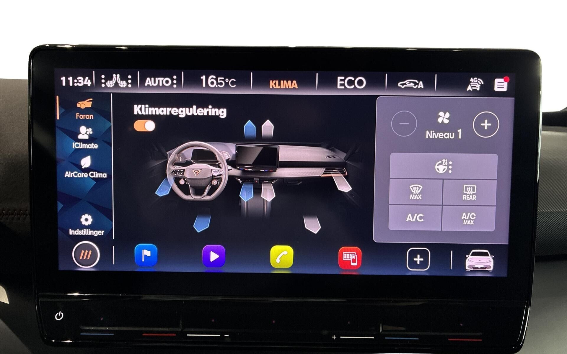 Blå Cupra Born fra 2021