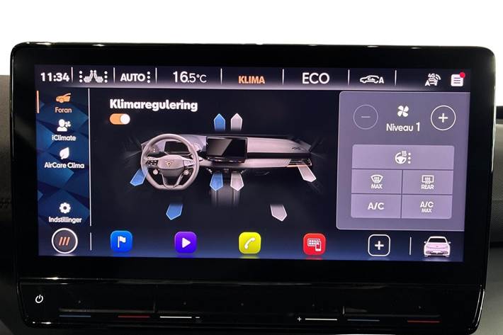 Blå Cupra Born fra 2021