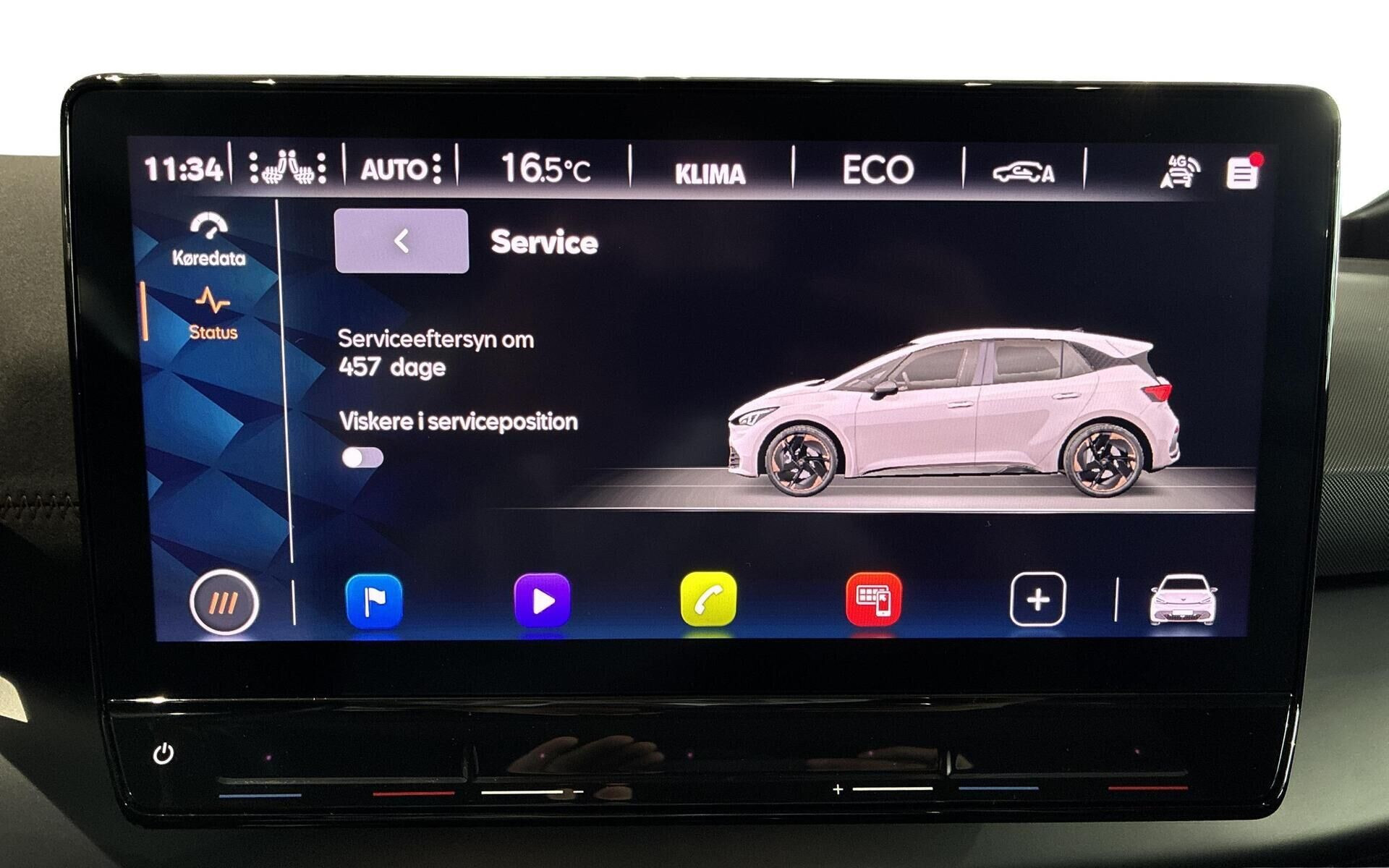 Blå Cupra Born fra 2021