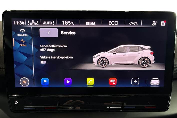 Blå Cupra Born fra 2021