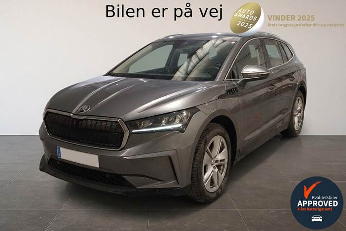 Grå Skoda Enyaq fra 2022