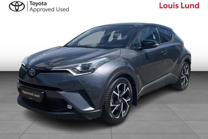 Grå Toyota C-HR fra 2019 set udefra