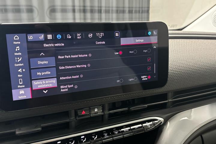 Grøn Fiat 500e fra 2023