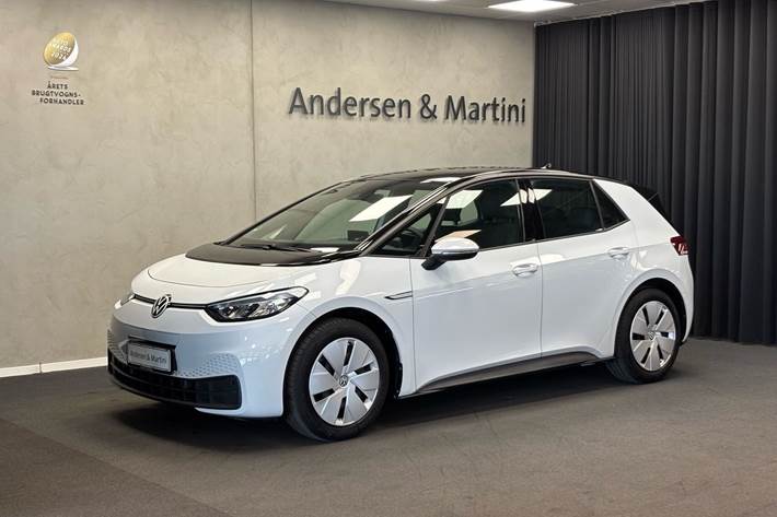 Hvid VW ID.3 fra 2021