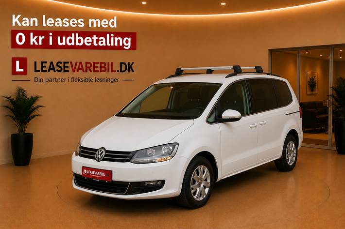 Hvid VW Sharan fra 2020