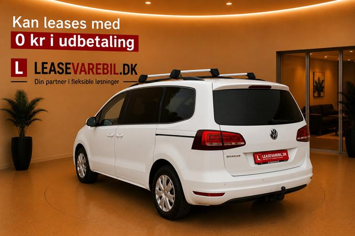Hvid VW Sharan fra 2020