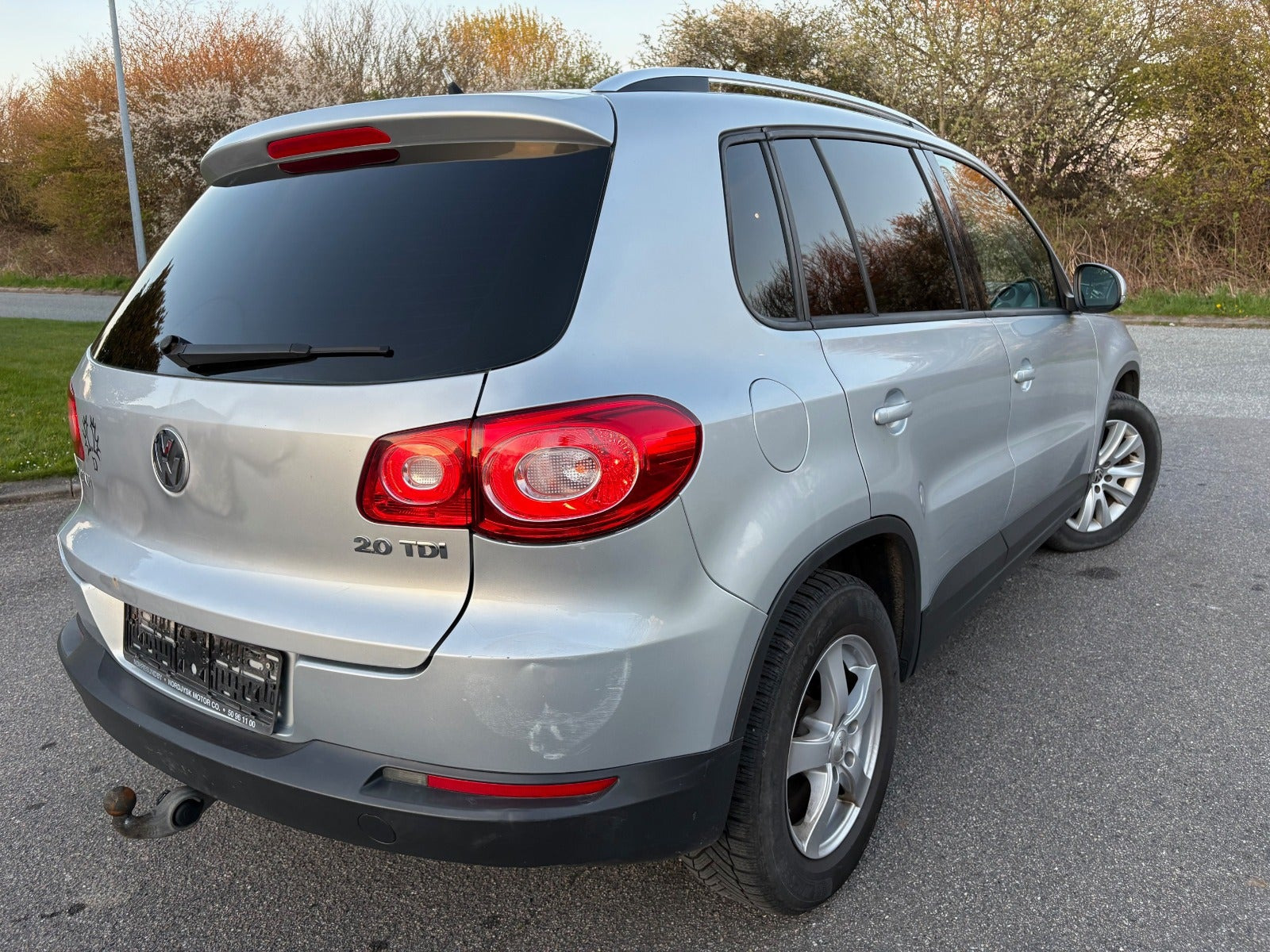 Sølv VW Tiguan fra 2010