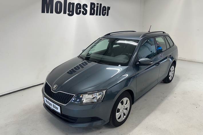 Sølv Skoda Fabia fra 2017