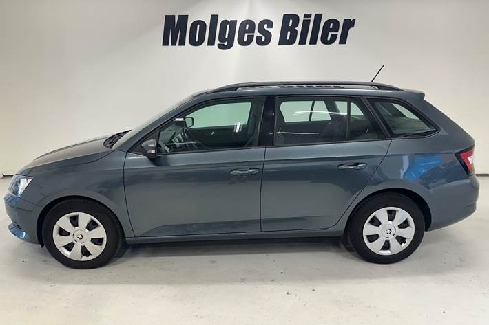 Sølv Skoda Fabia fra 2017