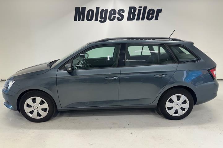 Sølv Skoda Fabia fra 2017