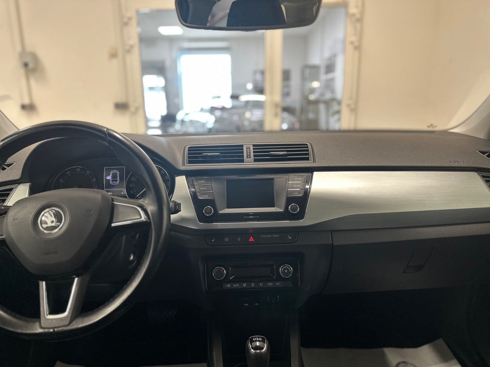 Sølv Skoda Fabia fra 2017