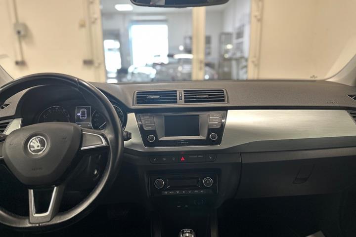 Sølv Skoda Fabia fra 2017