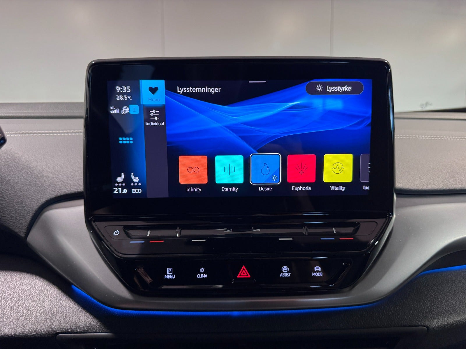 Rød VW ID.4 fra 2023