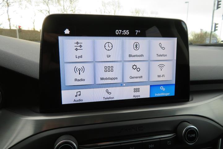 Sort Ford Focus fra 2019