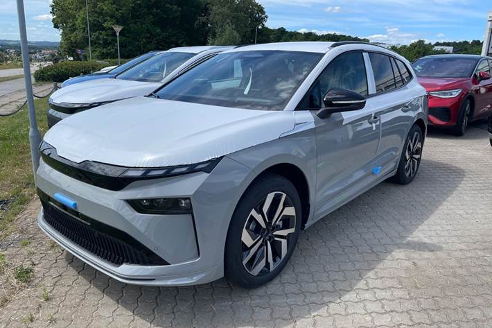 Grå Skoda Enyaq fra 2027
