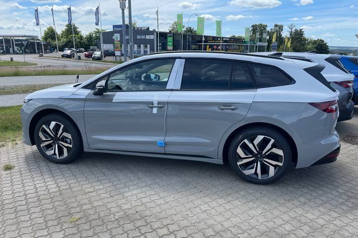 Grå Skoda Enyaq fra 2027