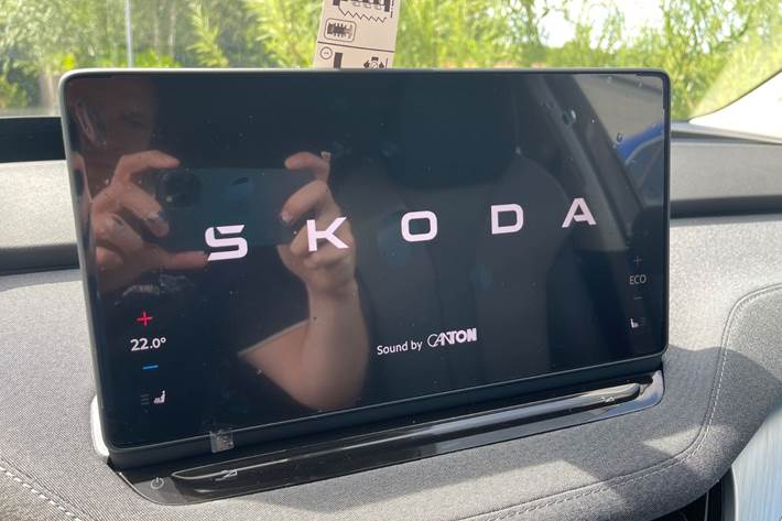 Grå Skoda Enyaq fra 2027