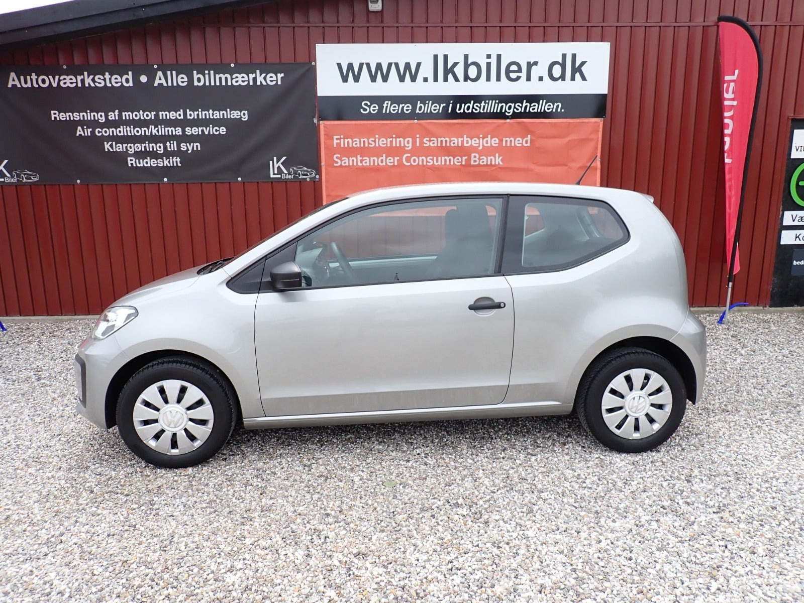 Sølv VW UP! fra 2018