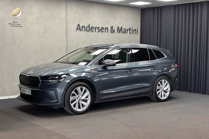 Grå Skoda Enyaq fra 2021