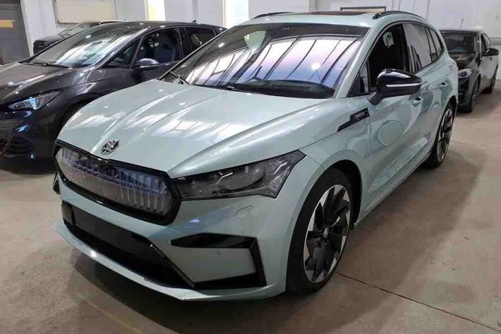 Grøn Skoda Enyaq fra 2024