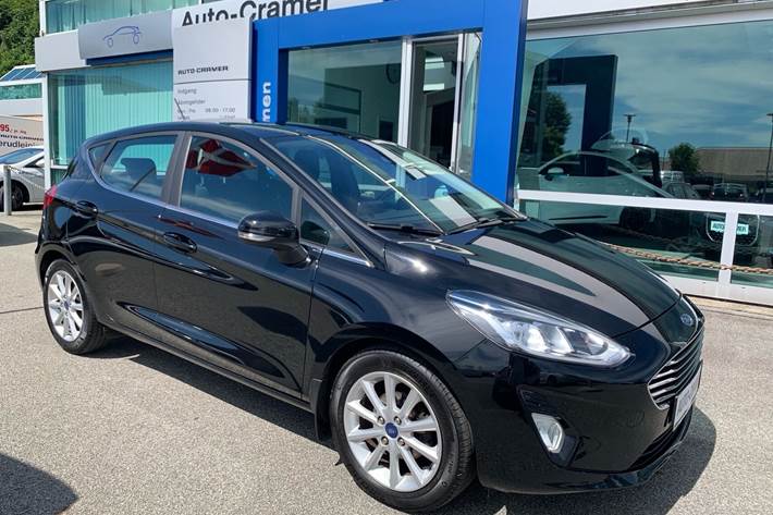 Sort Ford Fiesta fra 2018