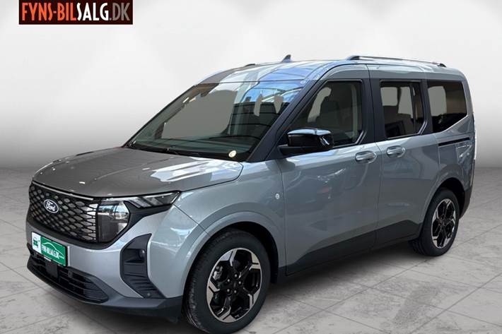 Sølv Ford E-Tourneo Courier fra 2026