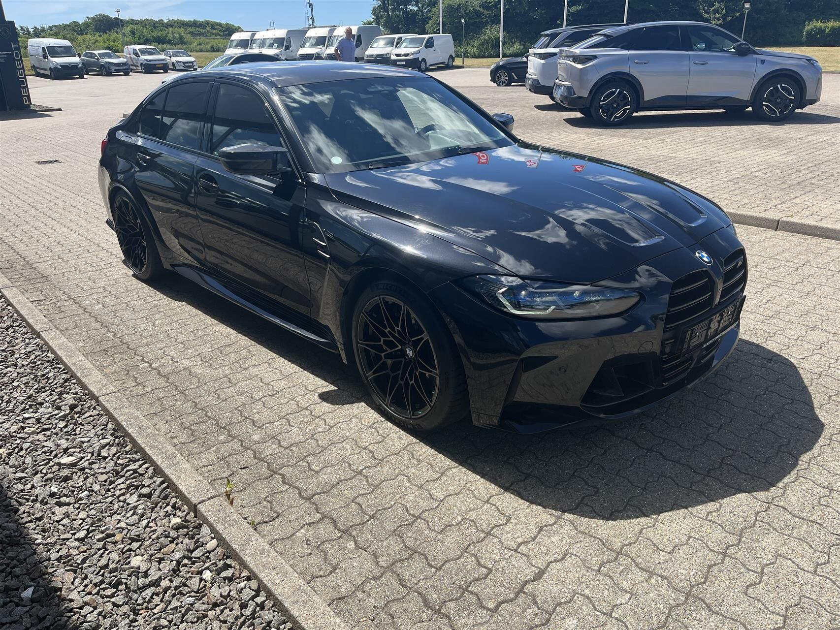 Sort BMW M3 fra 2022