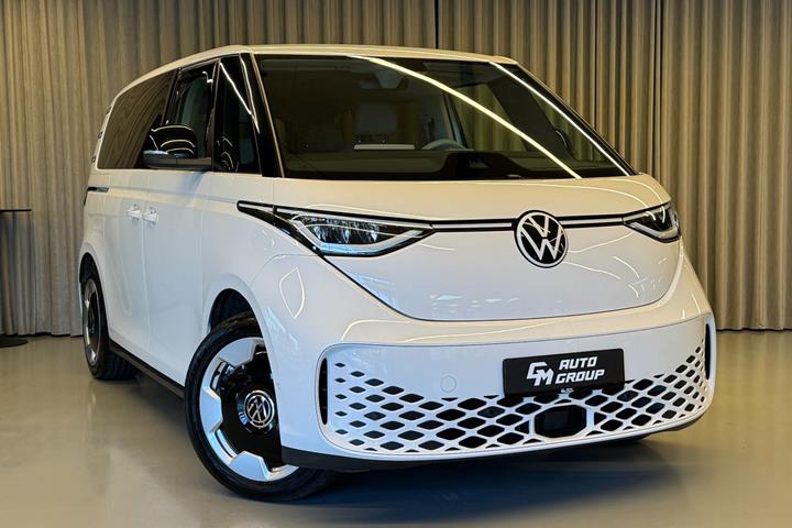 Hvid VW ID.Buzz fra 2023 set udefra