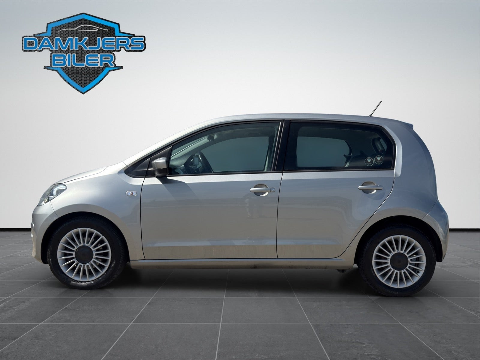 Sølv VW UP! fra 2016